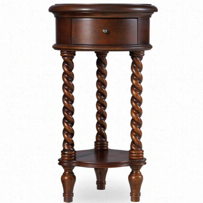 Hooker Furnit Ure Seven Seas 14 Inlay Toop Round Accent Table