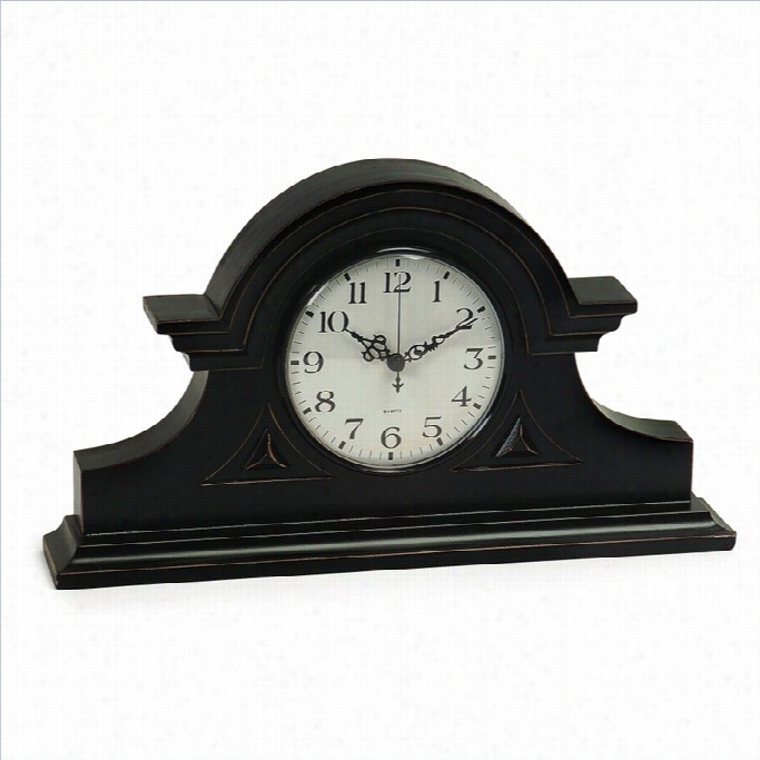 Imax Corporation Black Mantel Clock