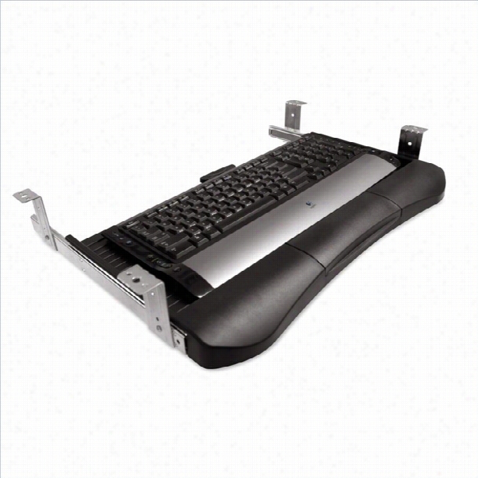 Jesper Station  Sit And Stand Keyboard Extension In Black