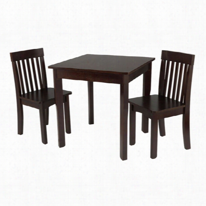 Kidkraft Avalno Table And 2 Chairs Set In Espresso