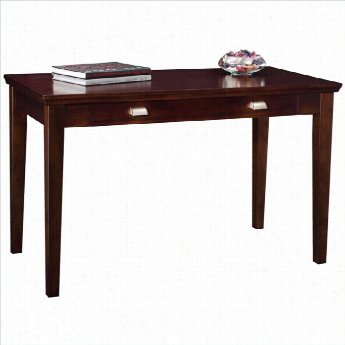 Leick Furniture Laptop-writing Desk In A Chocolate Cherry Ifnish