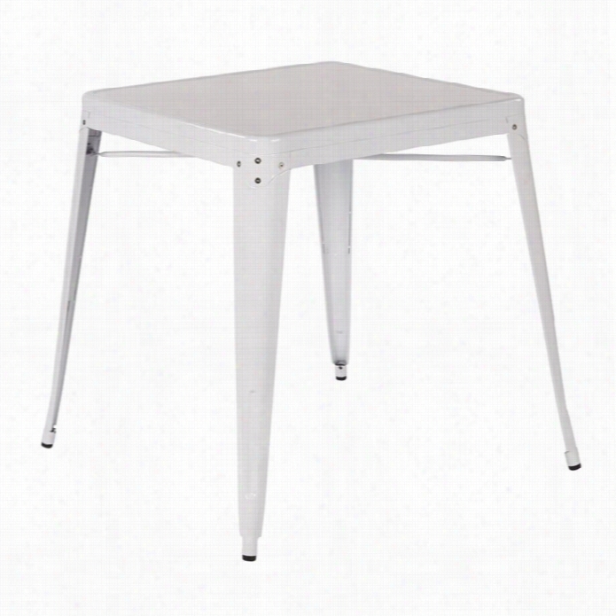 Offics Sfar Paterson Metal Table In White