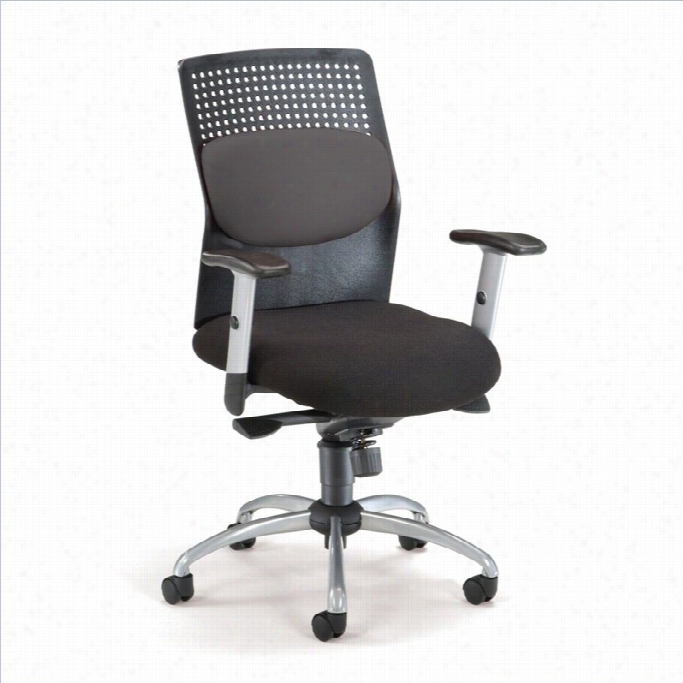 Ofm  Airflo Sseries Executive Tas Office Chair In Gray