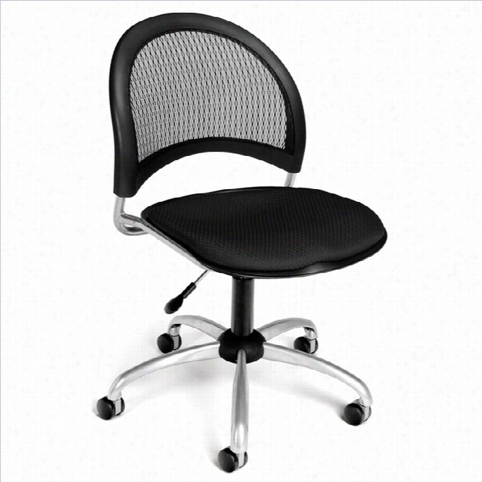 Ofm Moon Swivel Office Chair In Black