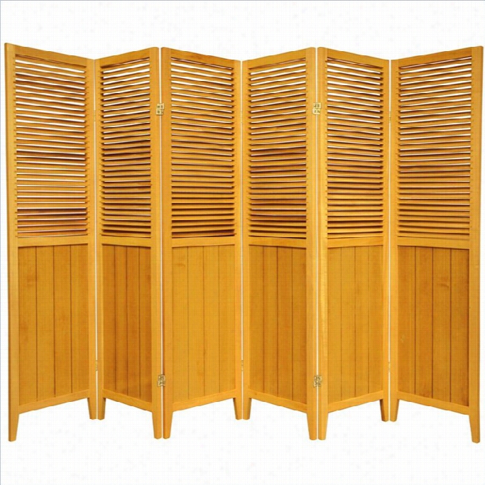 Oriental Beadboard6  Pandl Space Divider In Honey