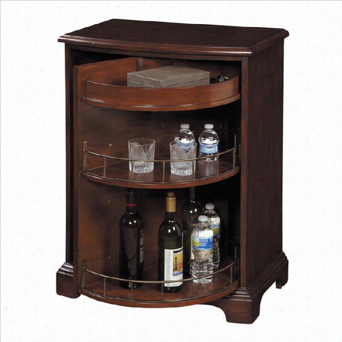 Pulaski Accents Home Bar Cabinet In Dark Wood