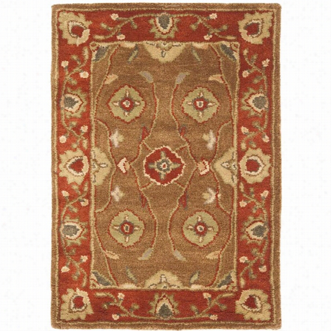 Safavieh Heritage Beige Traditional Rug  - 3' X 5'