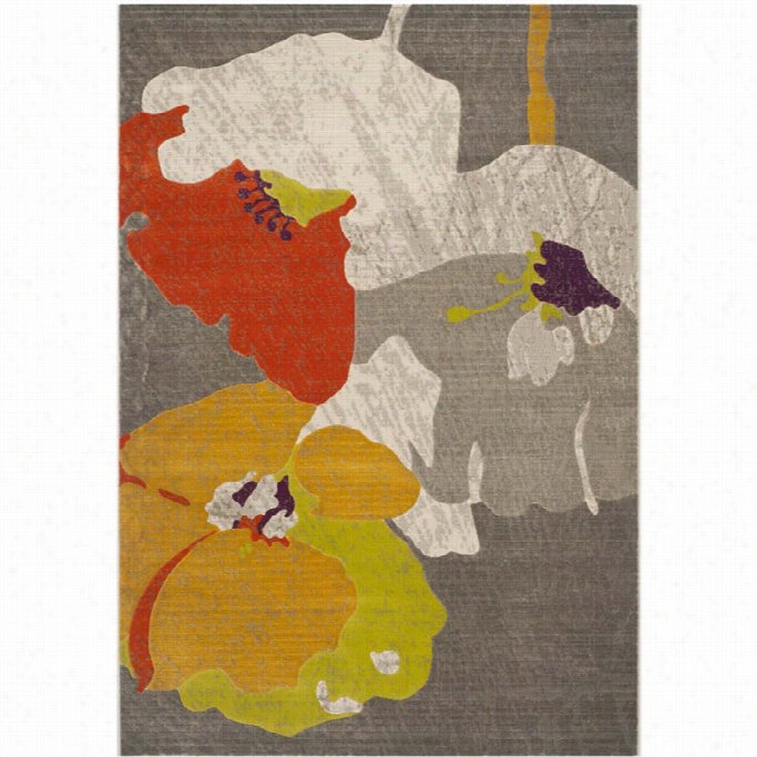 Safvaieh Porcello Dark Gre Ycontemporary Rug - 4'1 X 6'