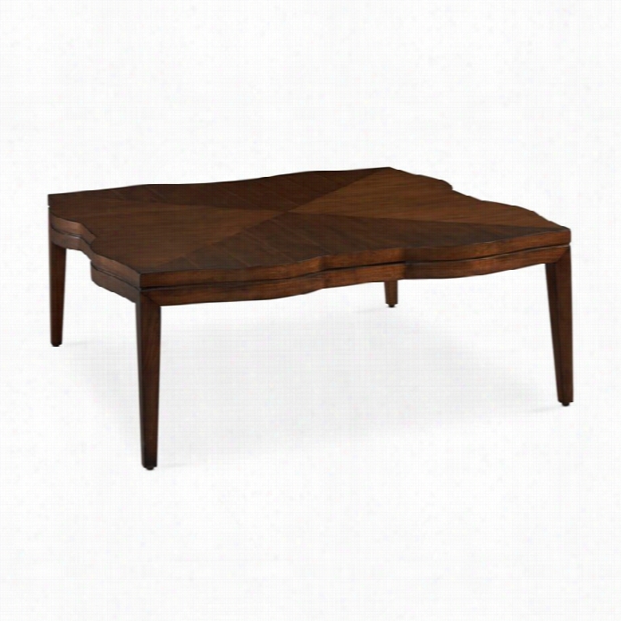 Som Erton Claire De Lune Square Coffee Table In American Cherry