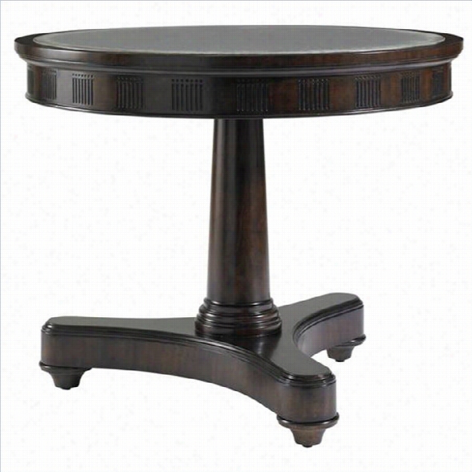Stanley Furniture Cha Rleston Regency Kiawahh Lamp Table In Classic Mahogany