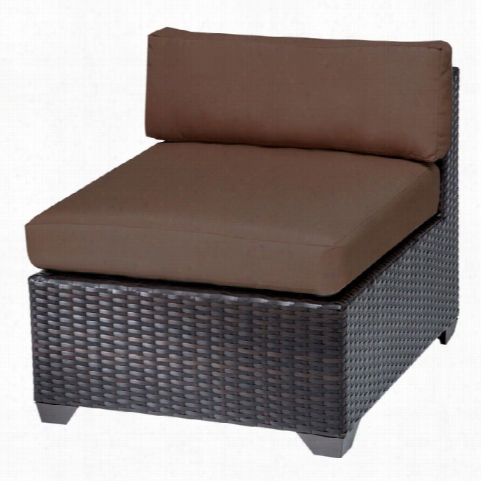 Tkc Belle Outdoor Wicker Chair In Cocoa