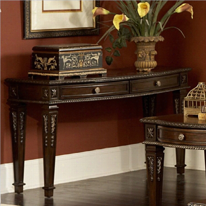 Trent Home Palace Sofa Table In Rich Brown