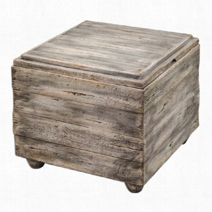 Uttermost Avner Wooden  Cube Table