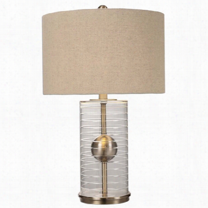 Uttermost Tupelo Glass Cylinder Lamp