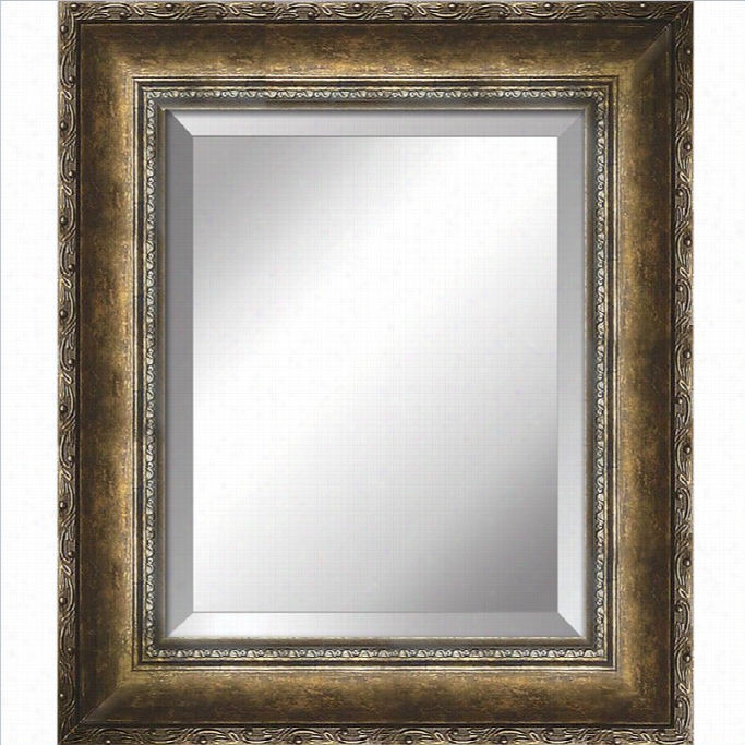 Yosemite Mirror With Antiqque Gold Finished Frame