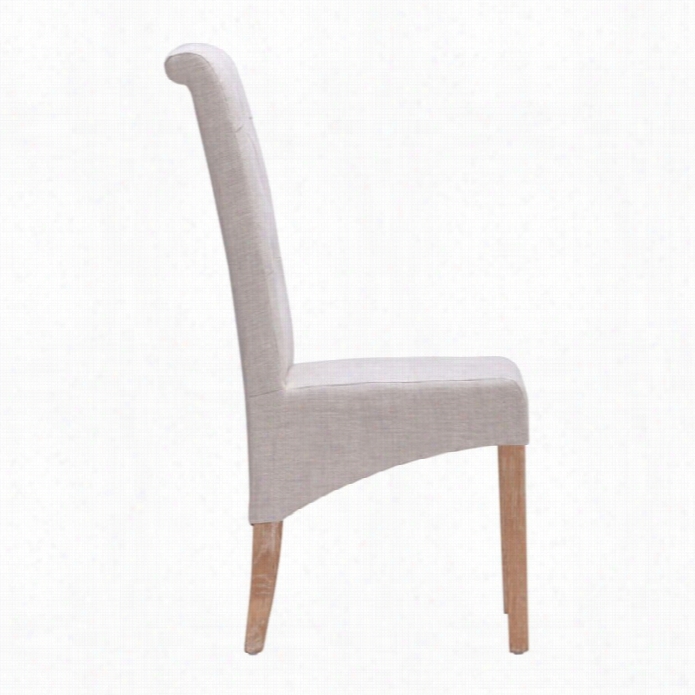 Zuo Hayes Valey Dining Chair Iin Beige