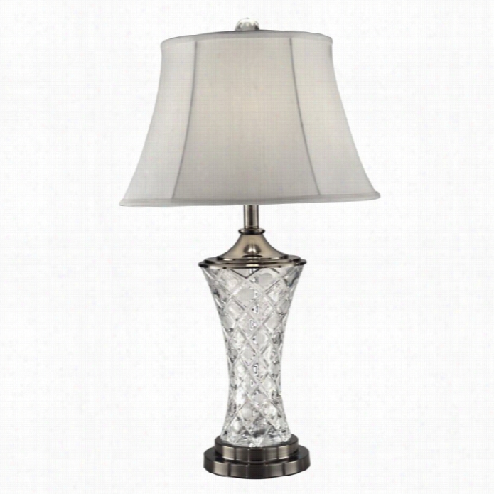 Dale Tiffant Rockledge Crystal Stand  Lamp