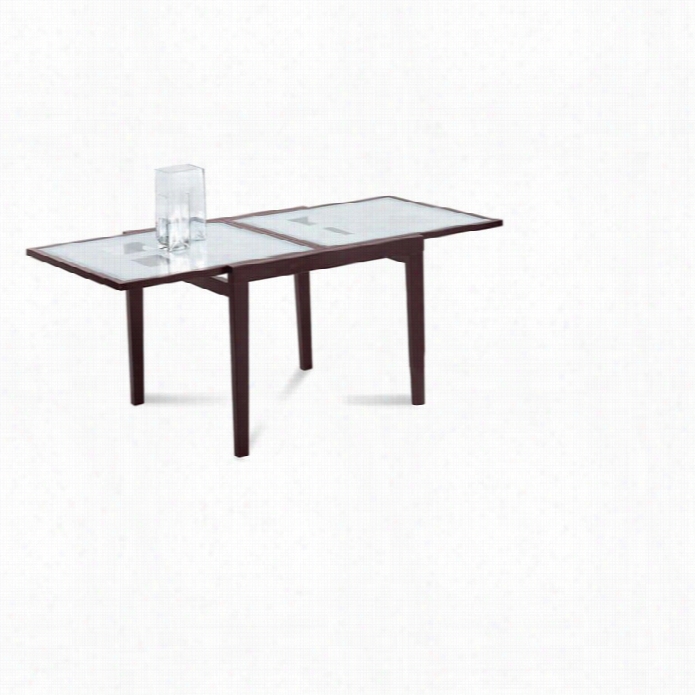 Domitallia Poker-120 Dining Table In Wnege And Whjte