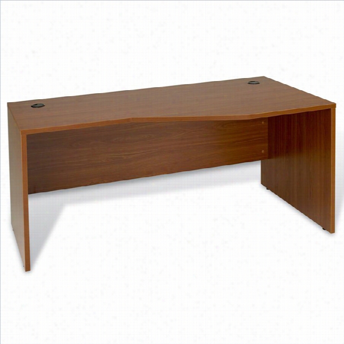 Jesper Offcce 100 Collection Crescent Desk Right In Cherry