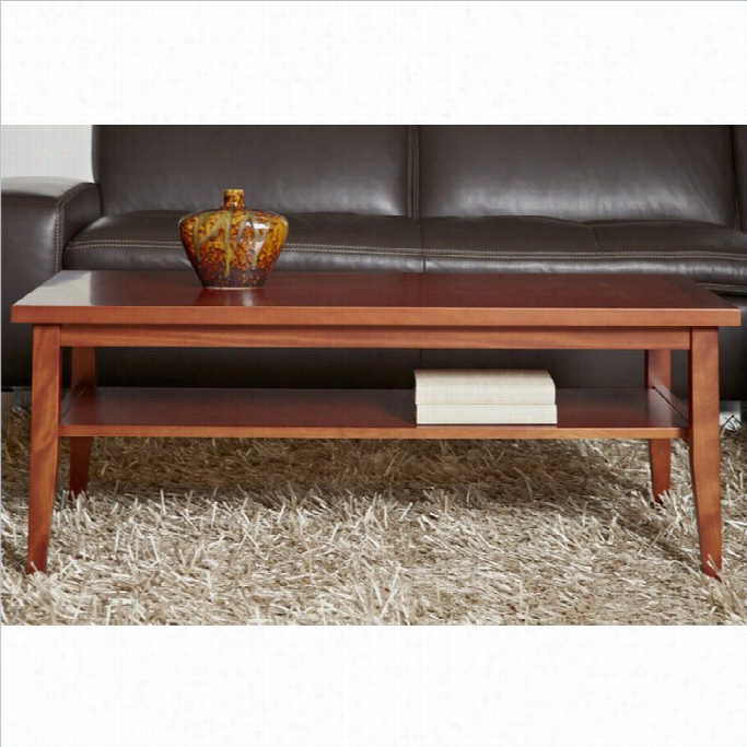 Jesper Office 2000 Entertainment Collcetion Rectagular Coffee Table In Cherry