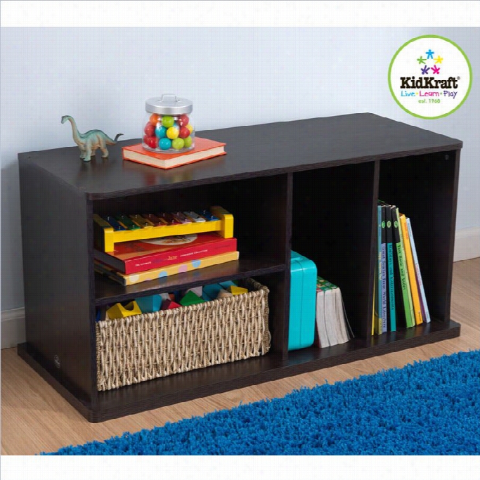 Kidkraft Add On Storage Unit In Espresso