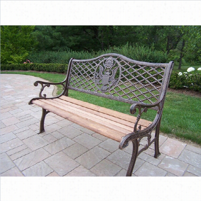 Oaklandl Iing Americaneagle Bench In Antique Bronze