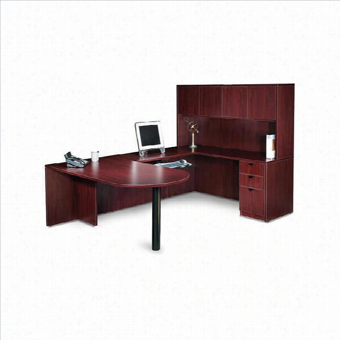 Offices To Go 66 Esecutive Wood U-suaped Desk