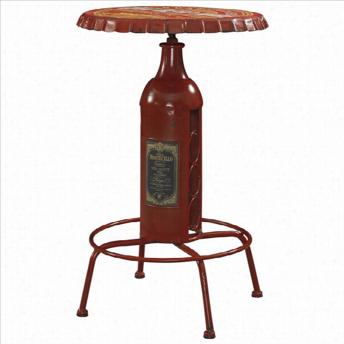 Powell Furniture Bottle Pub Table In Red