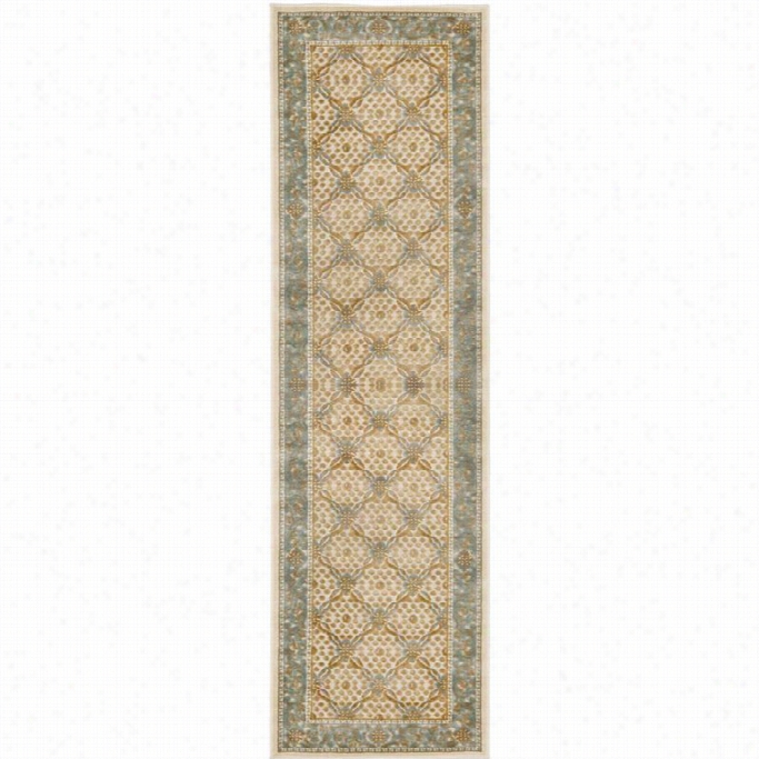 Sa Favieh Paradise Runner Rug In Cremee