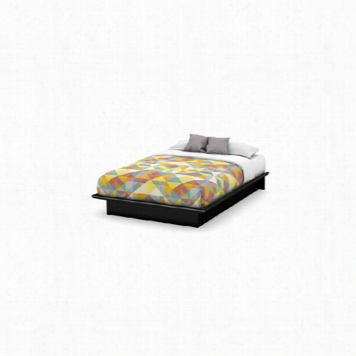 South Shoer Cosmos Blackm  Dern Platform Bed-full