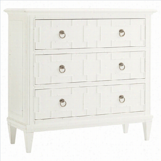 Tommy Bahama Home Ivory Keg Somers Isle Hall Accent Chest In White