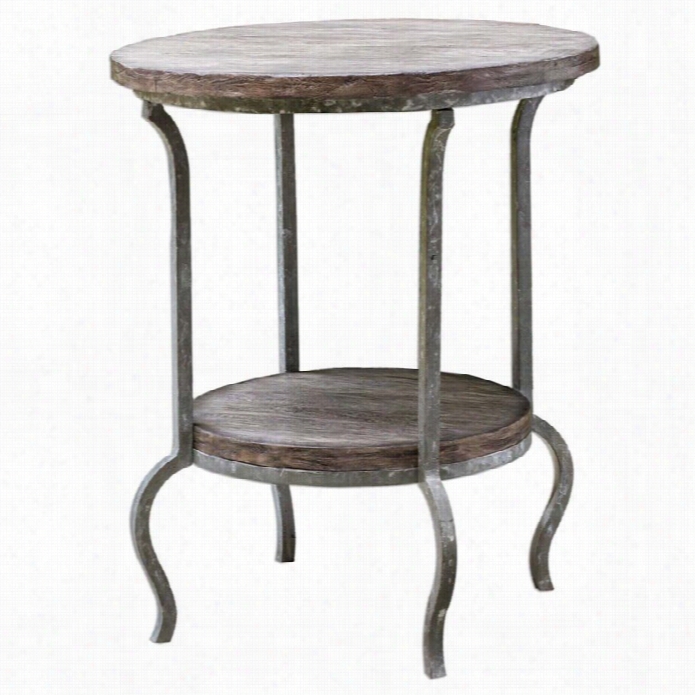 Uttermost Marcin Round Accen Table