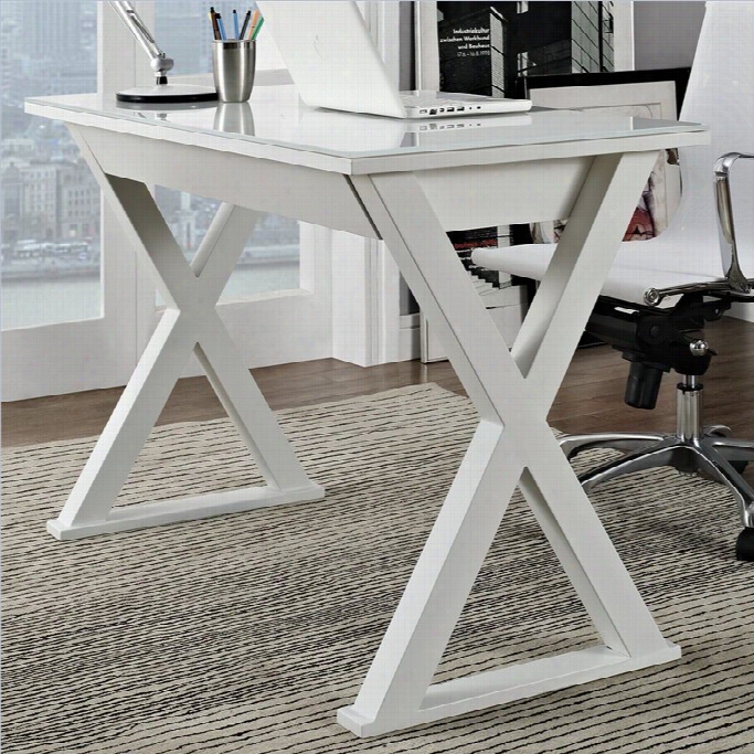 Wallker Edison 48 Xtra Cokputer Desk In White