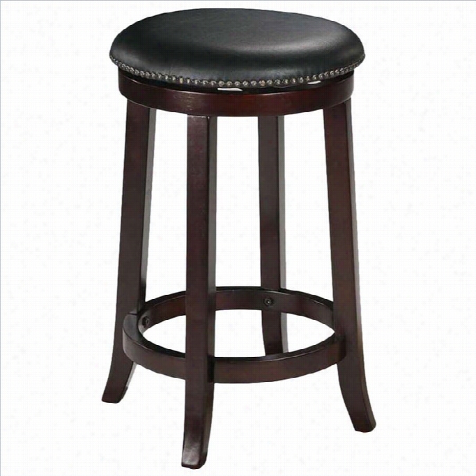 Acme Furniture Chelseaa 24 Countre Stool In Espresso (set Of 2