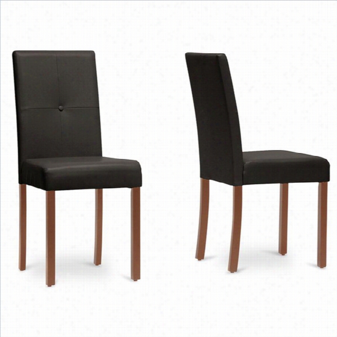 Ba Xton Stdio Curtis Dining Chair In Dark Brown (set Of 4)