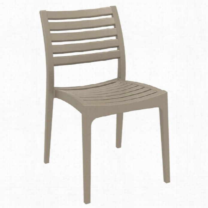 Compamia Res Outdoor Dining Chair In Dove Gray