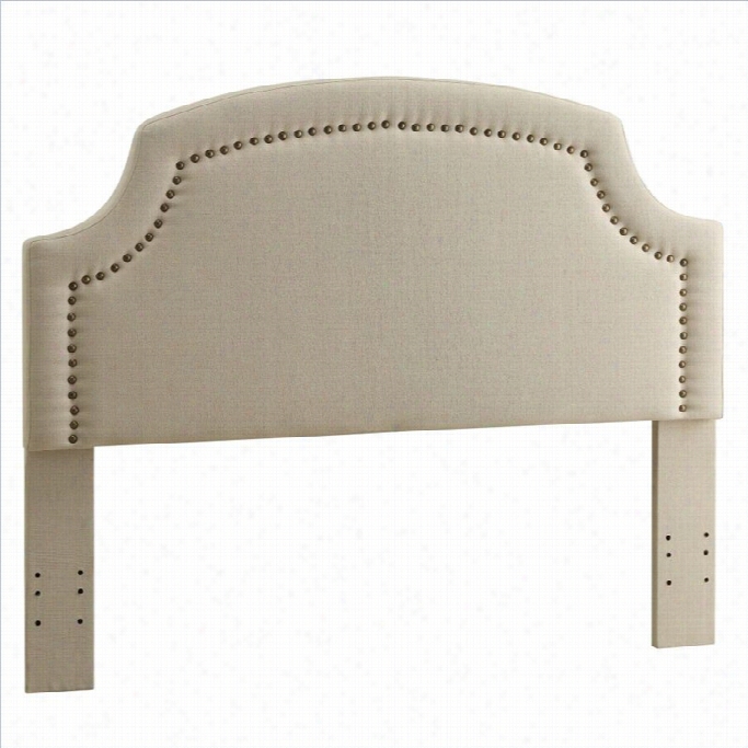 Linon  Regency Full/queen Panel Headboard In Natural