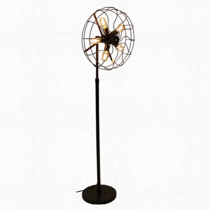 Lumisource Ozzy Floor Lamp In Antique Finish