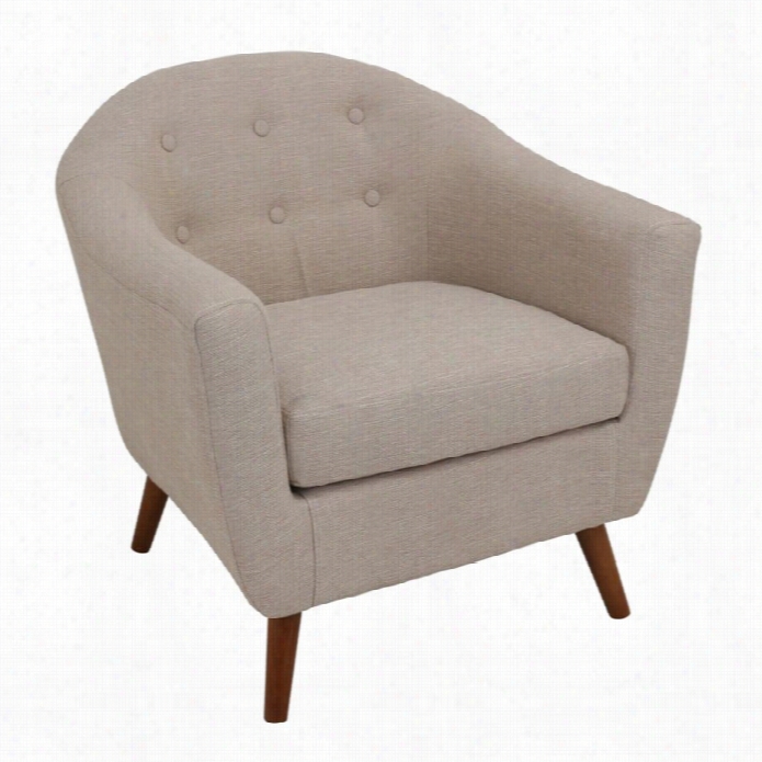 L Umisource Rockwell Accent Chair In Beige