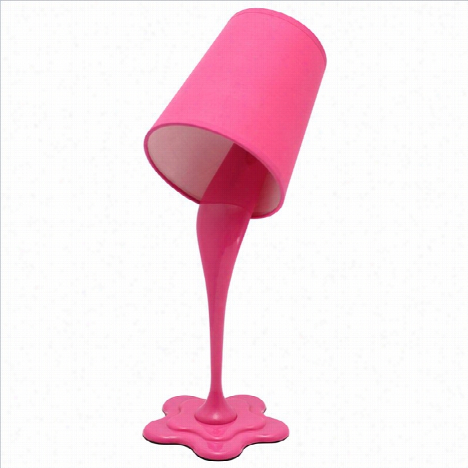 Lumiource Wooosy Lamp In Hot Pink