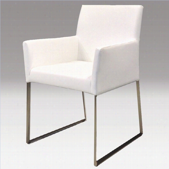 Mobital Tatearmdining Chair In White