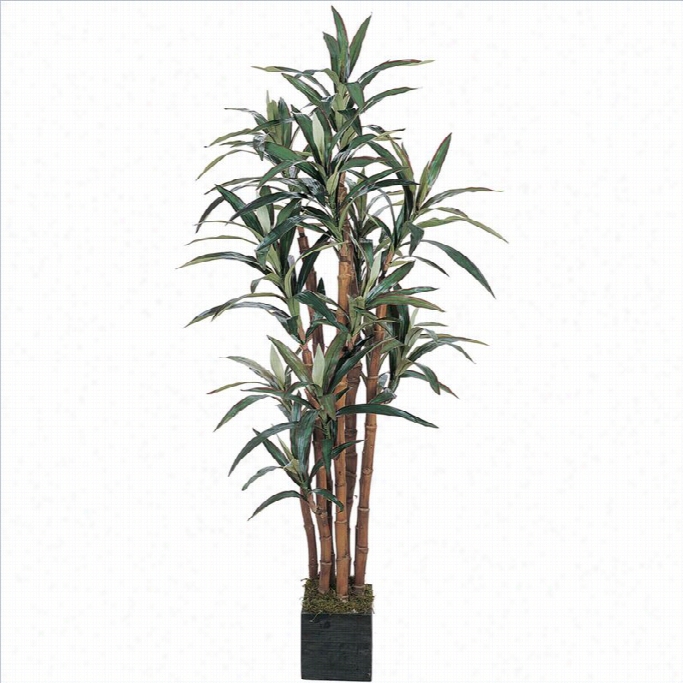 Nearly Natural 5' Yucca Silk Tree In Green