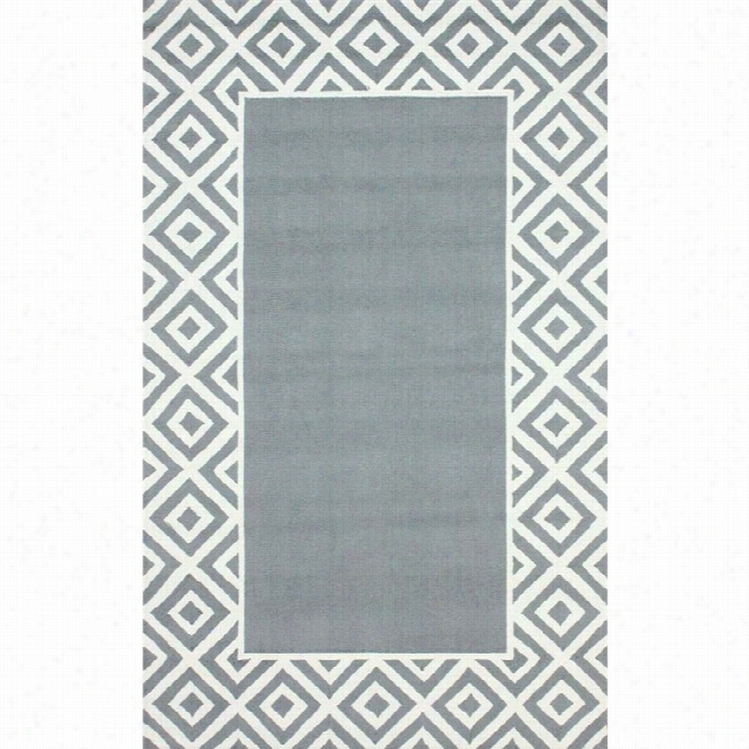 Nuloom 5' X 8' Hand Hooked Alice Rug In Gray