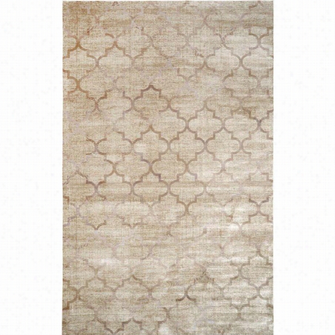 Nuloom 7'8 X 9'6 Machine Made Trellis Sonya Rug In Ivory