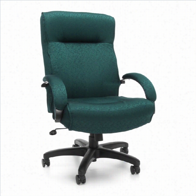 Ofm Distended And Tall Executive High-back Office Chair In Teal