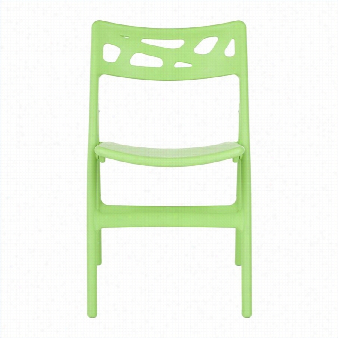 Sfaavieh Eva Green Folding Chair In Green (se Of 4)