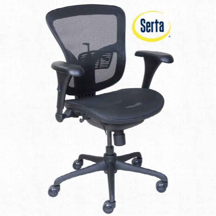 Serta At Home Novo Ergonomic Manager Mesh Office Chair In Black