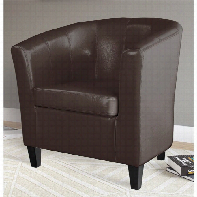 Sonax Corliving Antonio Club Chair In Brown