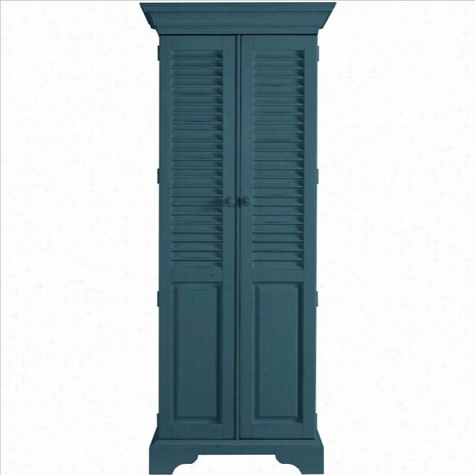 Stanley Furnituree Coastal Living Retreat Summerhouse Utility  Cabinet N English Blue