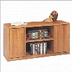 Martin Furniture Contemporary Wood Storage Credenza in Medium Oak
